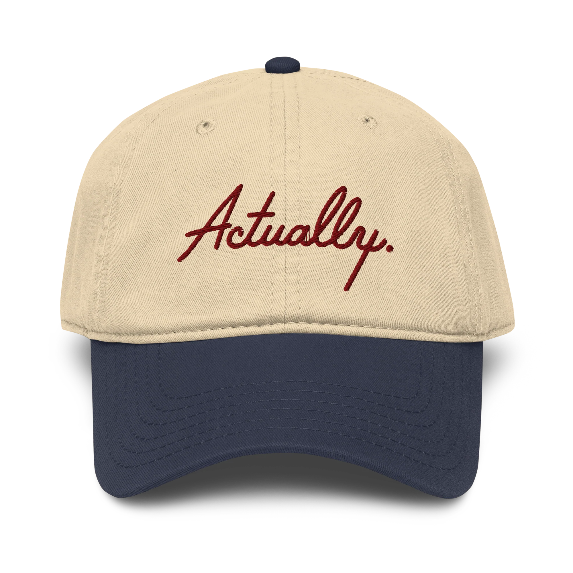 Actually Vintage Hat - Natural/Navy