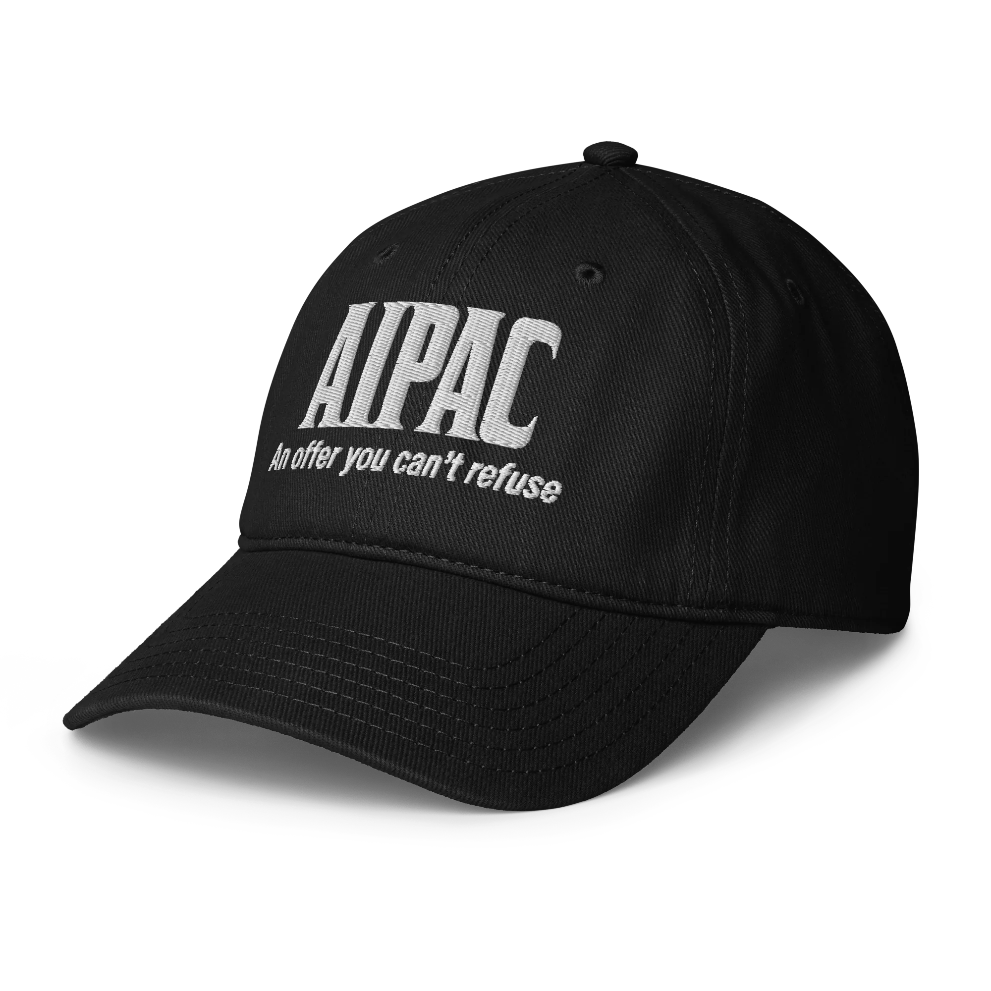 AIPAC Baseball Hat - Black - Image 3
