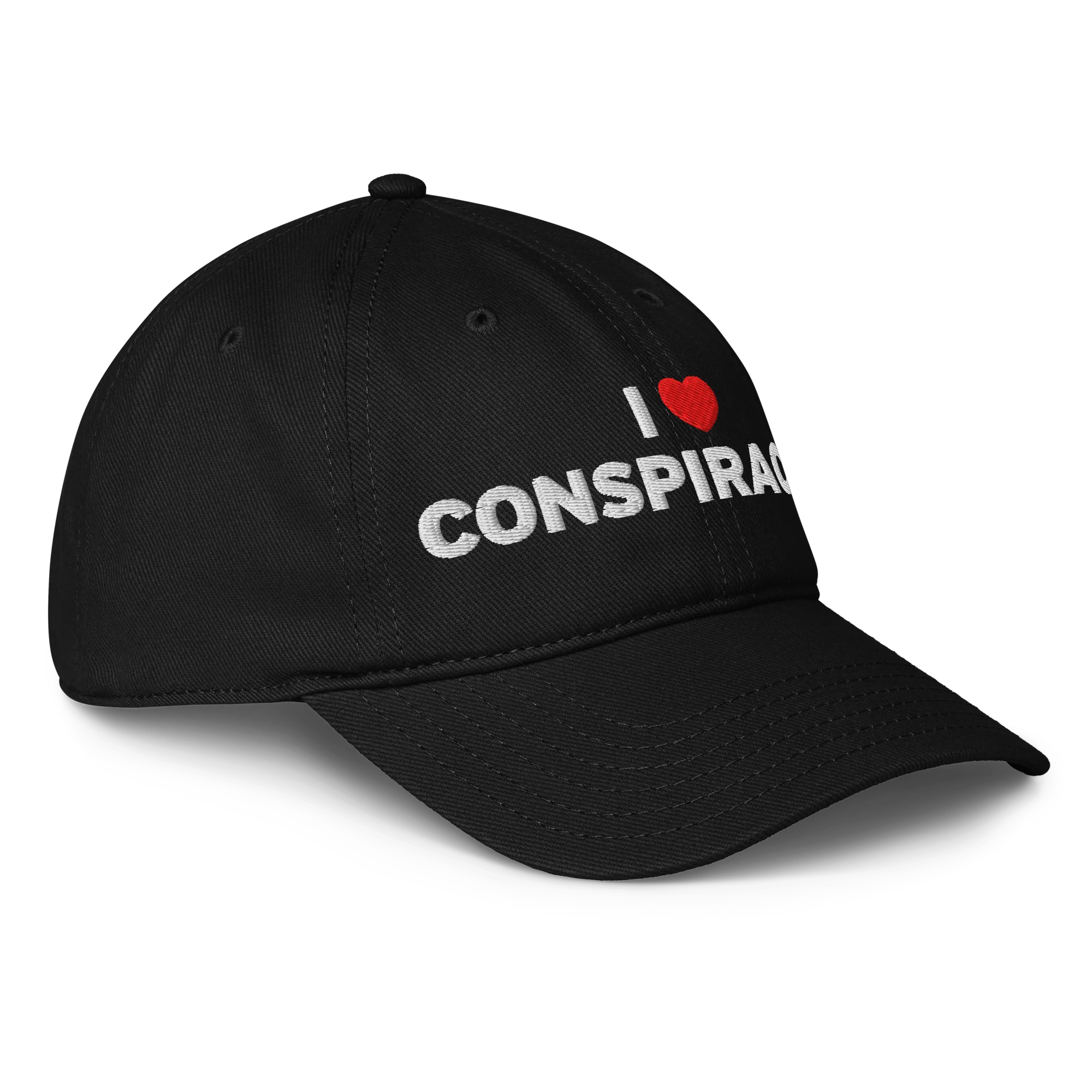 I Heart Conspiracies Baseball Hat - Image 4