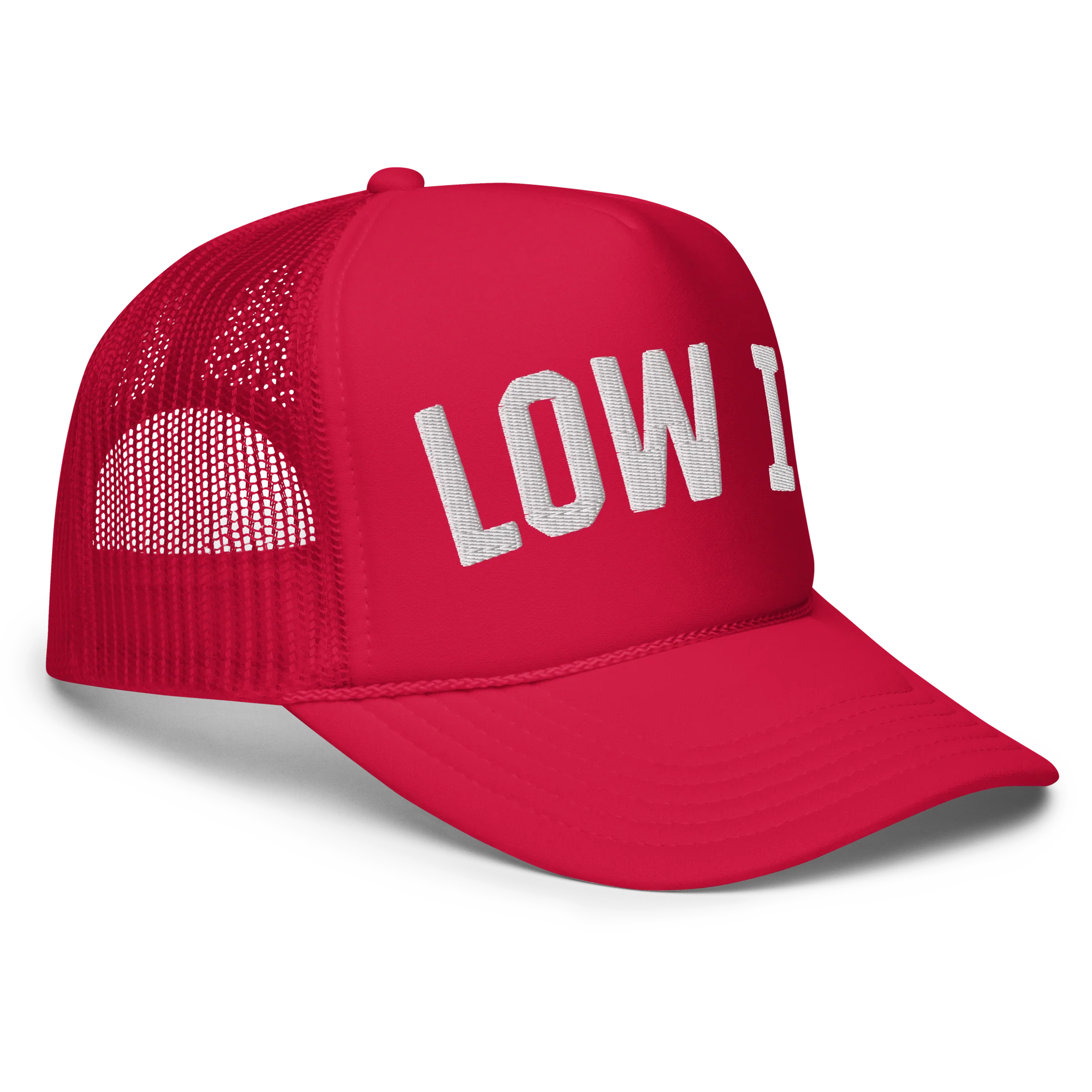 Low IQ Trucker Hat - Red - Image 3