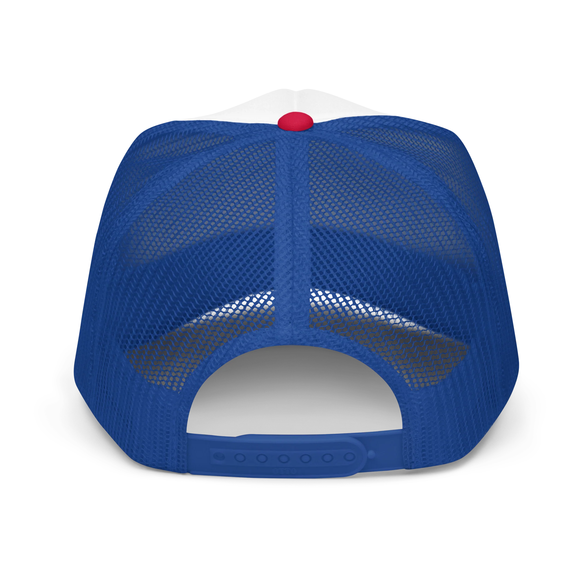 Low IQ Trucker Hat - Red/Blue - Image 2