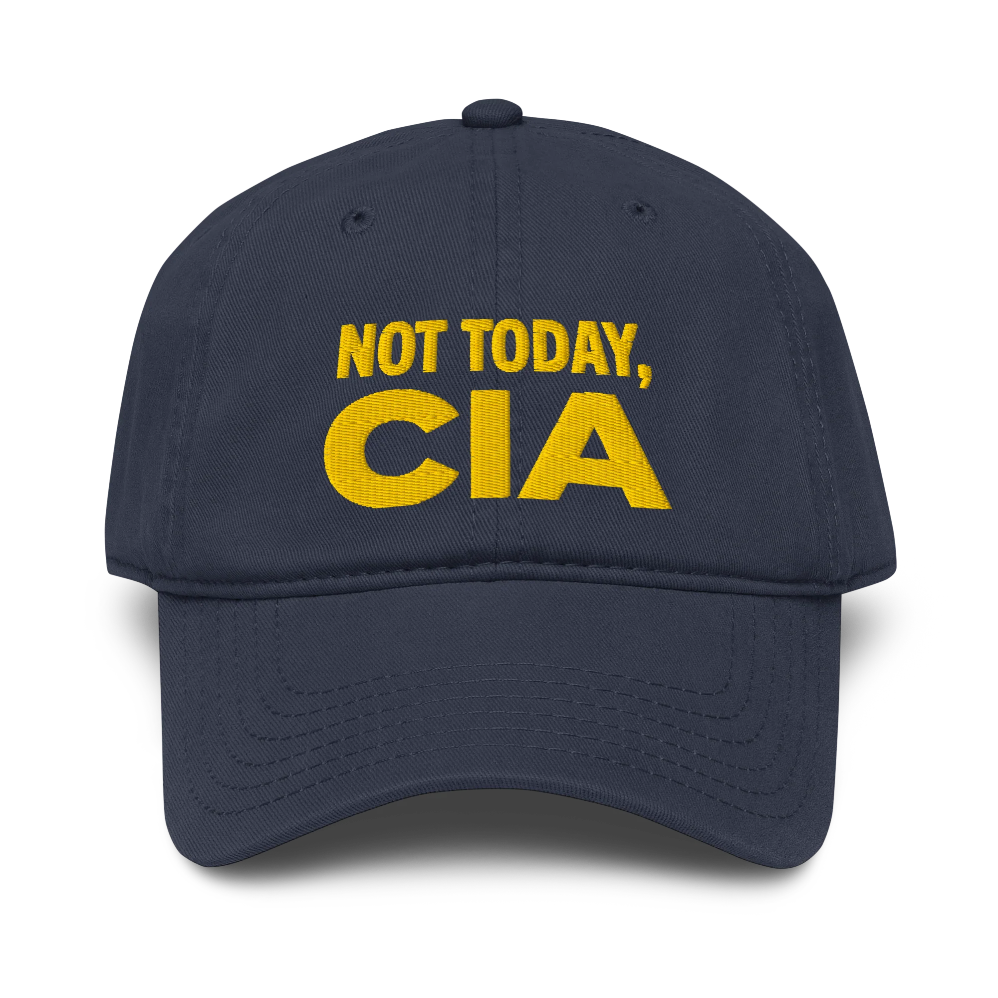 Not Today CIA Vintage Hat - Navy