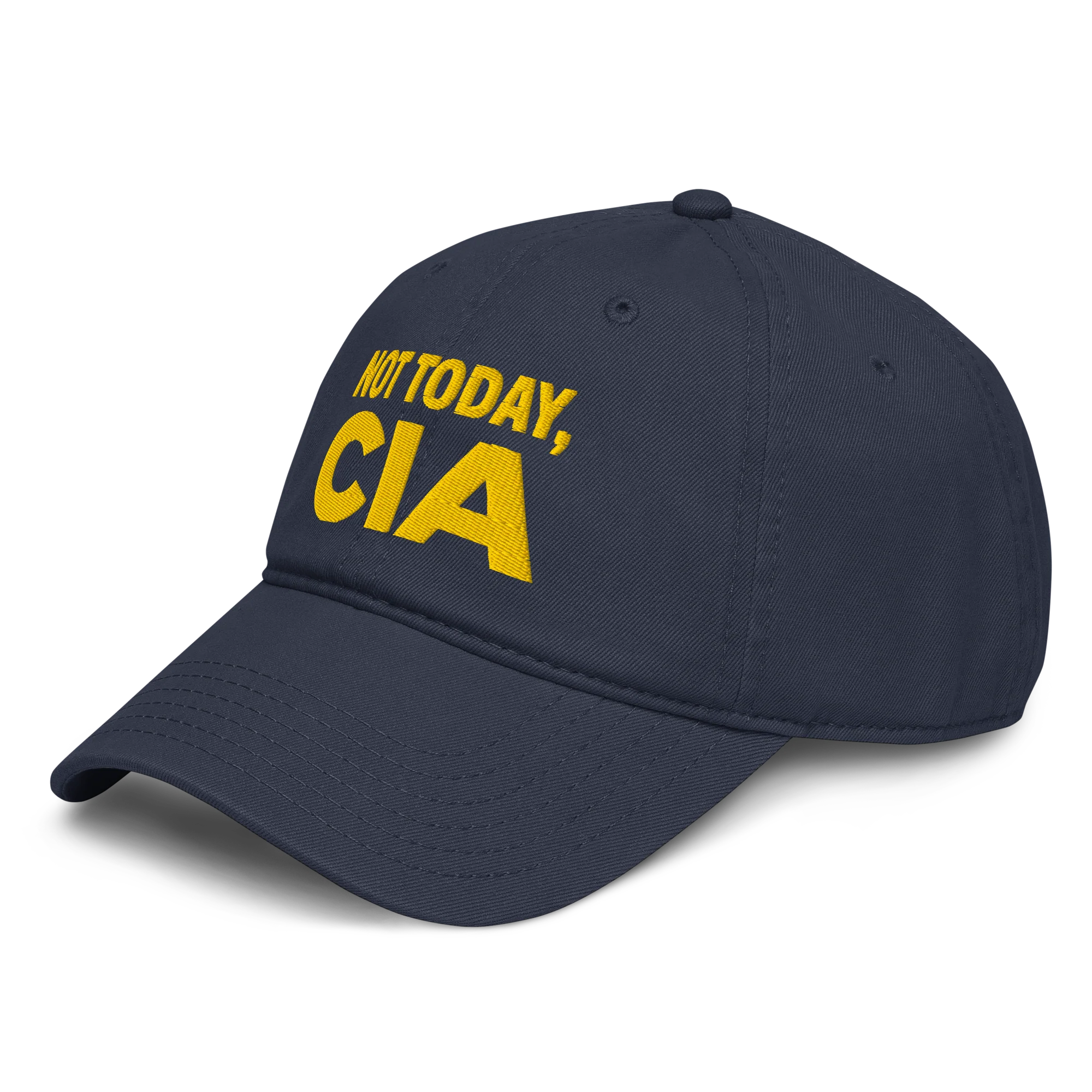 Not Today CIA Vintage Hat - Navy - Image 3