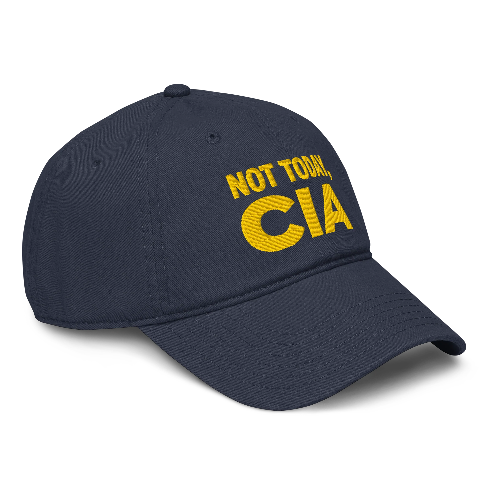 Not Today CIA Vintage Hat - Navy - Image 4