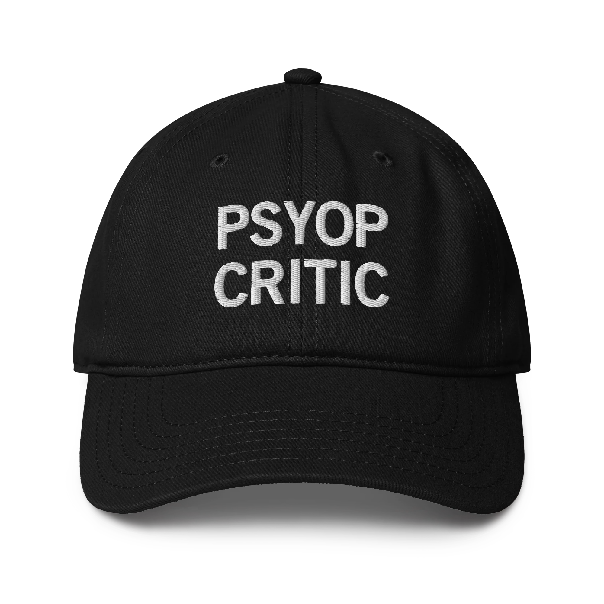 PSYOP Critic Baseball Hat - Black