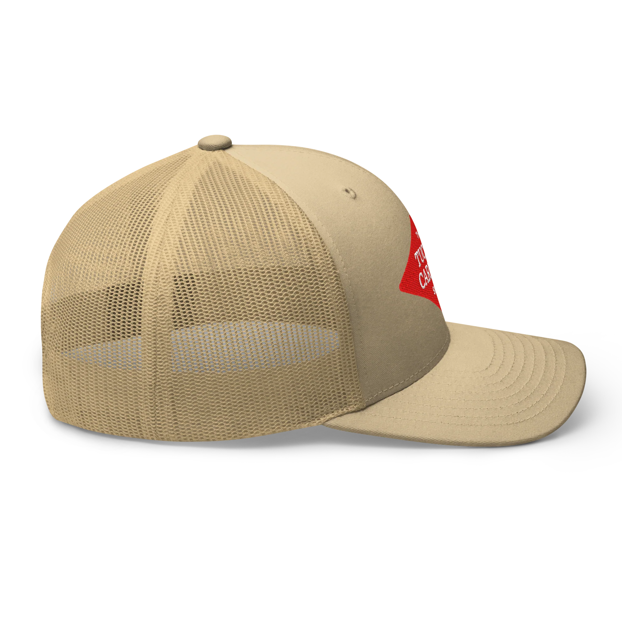 The Tucker Carlson Show Trucker Hat - Khaki - Image 3