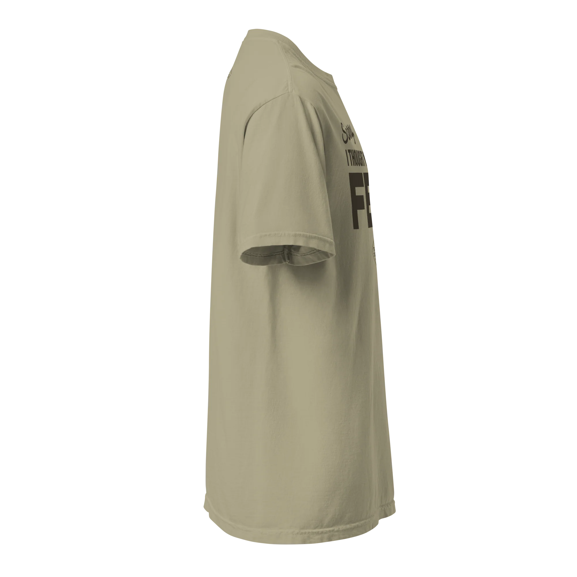 Thought You Were A Fed T-Shirt - Khaki - Image 4
