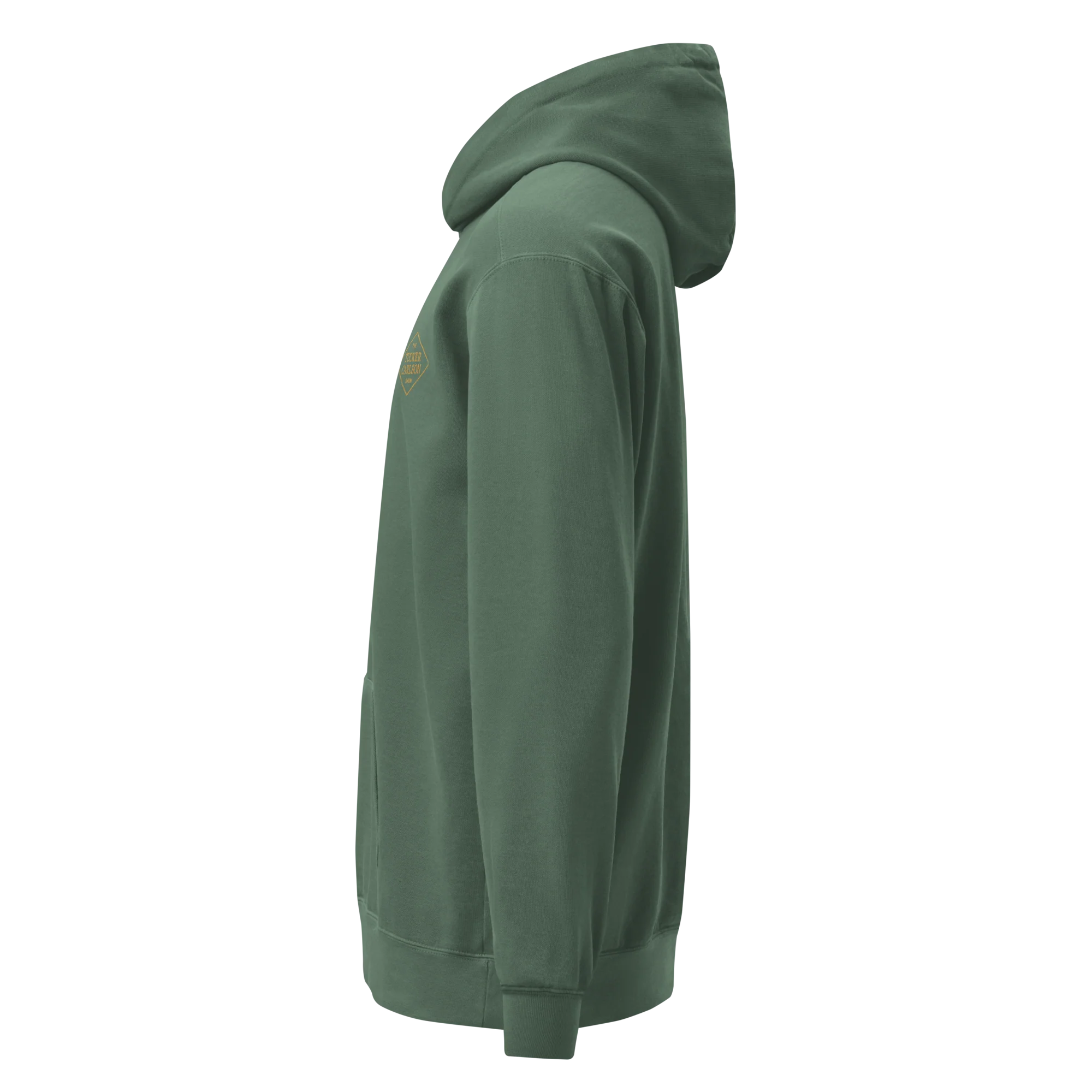 Tucker Carlson Show Garment-Dyed Hoodie - Spruce - Image 3