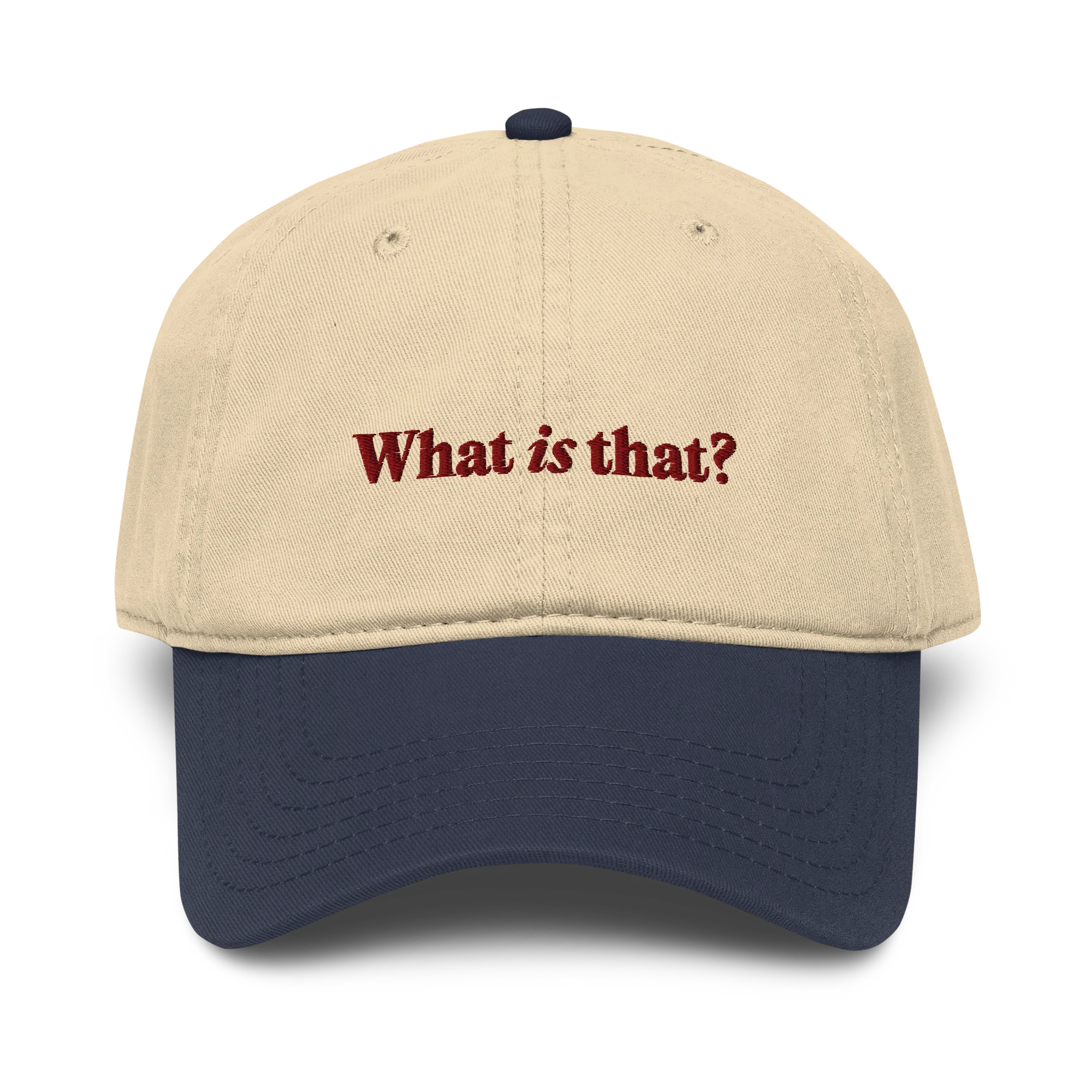 What Is That? Vintage Hat - Natural/Navy