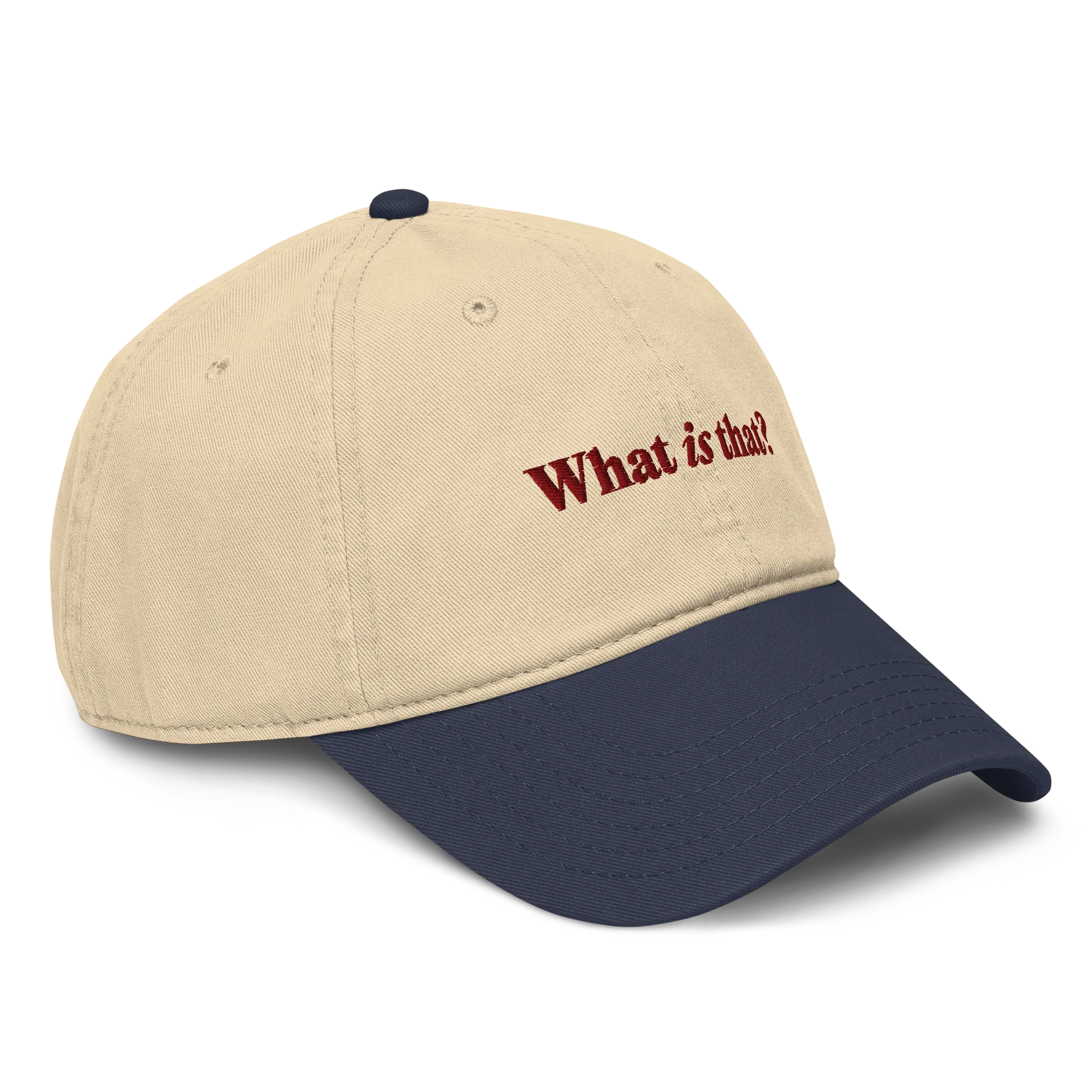 What Is That? Vintage Hat - Natural/Navy - Image 4