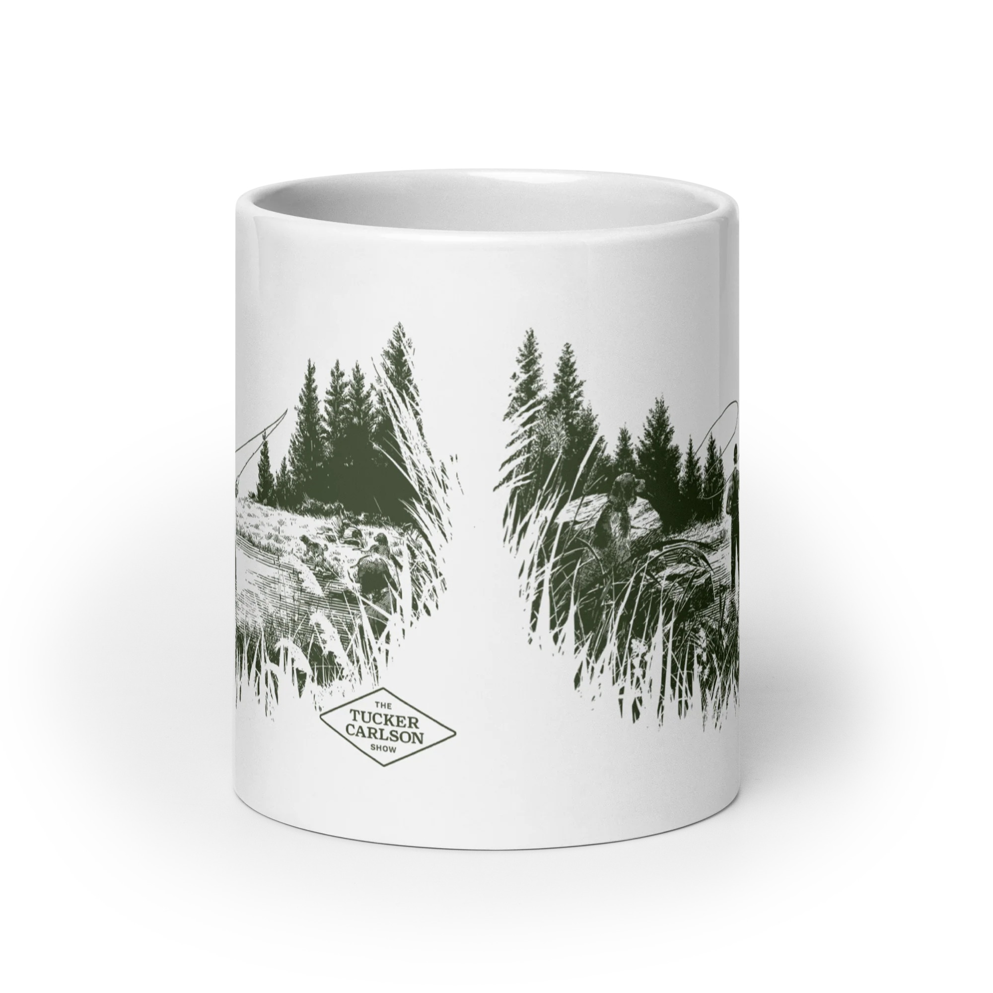 Tucker Carlson Fly Fishing Mug - Image 3